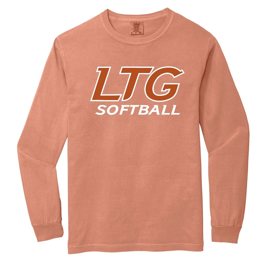 LTG SOFTBALL RING SPUN COTTON LONGSLEEVE (available in 4 colors)