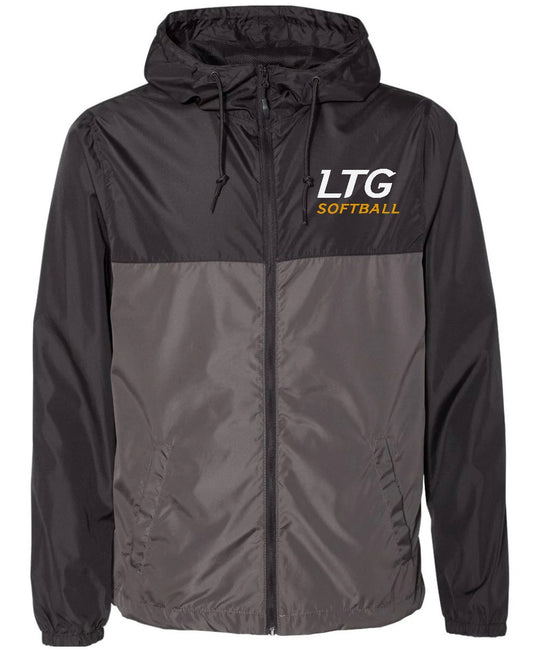 LTG BLACK/CHARCOAL WINDBREAKER