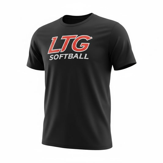 LTG TEE (Black and Orange Lettering)