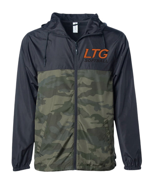 LTG CAMO WINDBREAKER TEXAS ORANGE