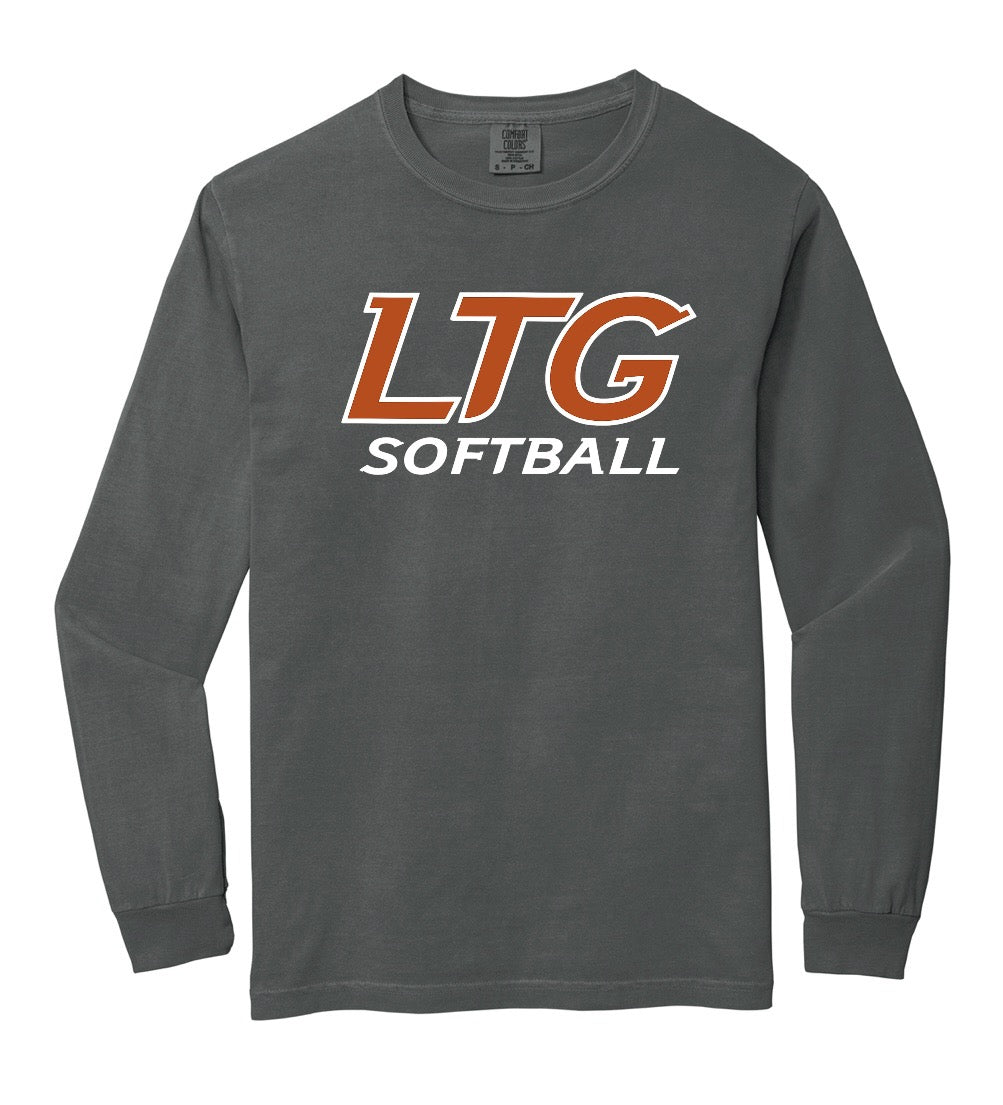 LTG SOFTBALL RING SPUN COTTON LONGSLEEVE (available in 4 colors)