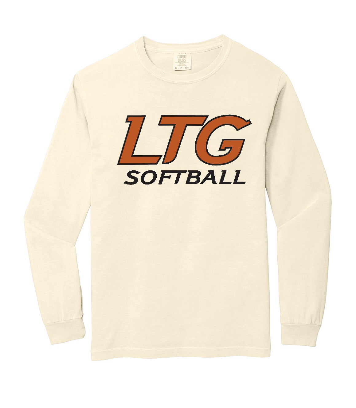 LTG SOFTBALL RING SPUN COTTON LONGSLEEVE (available in 4 colors)